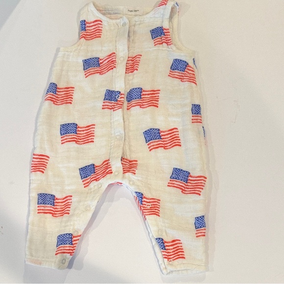 Angel Dear Other - Angel Dear Stars and Stripes Baby Romper 3-6 Months
